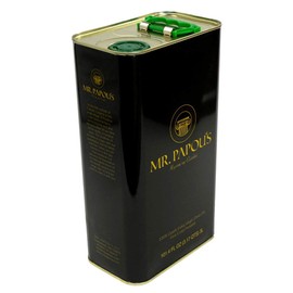 Mr. Papou's | Extra Virgin Olive Oil | First Cold Pressed | Family Owned | Harvested in Greece | 3 Liter - 101.4 fl oz (3 Liter)