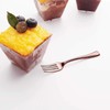 Pack of 24 Plastic Spoons, Dessert Spoons, Plastic Fork, Dessert