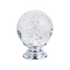 IEIK 10 PCS Crystal Cabinet Knobs Round Glass Bubbles Knobs