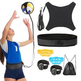 Davllin Volleyball Training Equipment Aid,Premium Volleyball Rebounder Trainer Kit,Solo Practice Trainer for Serving Setting Spiking and Arm Swing,Gifts for Teen Girls & Boys