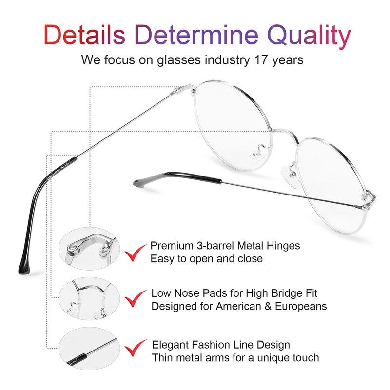 SaNgaiMEi Blue Light Filter Glasses for Women Men Computer Glasses
