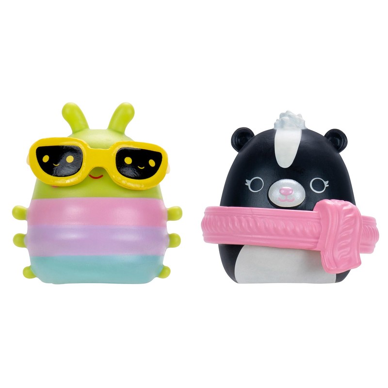Squish-a-longs Mini-Squish 8-Pack (Wave 3, Style 1) - Skunk, Pink