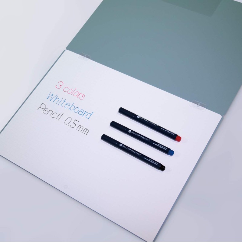 Butterfly Board 0.5mm Ultra Fine Whiteboard Pencils Set of 4