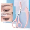 (Optional pink set) High-quality eyebrow grooming scissors knife comb eyebrow grooming pink set / (옵션 핑크 세트)고급 눈썹 정리 가위 칼 빗 눈썹정리기 핑크 세트