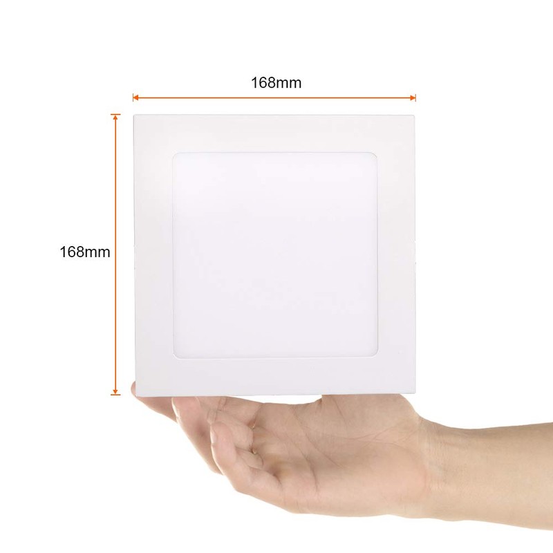 Tecnolite Lámpara Interior Empotrado Techo, LED Integrado, Luz Suave Calida