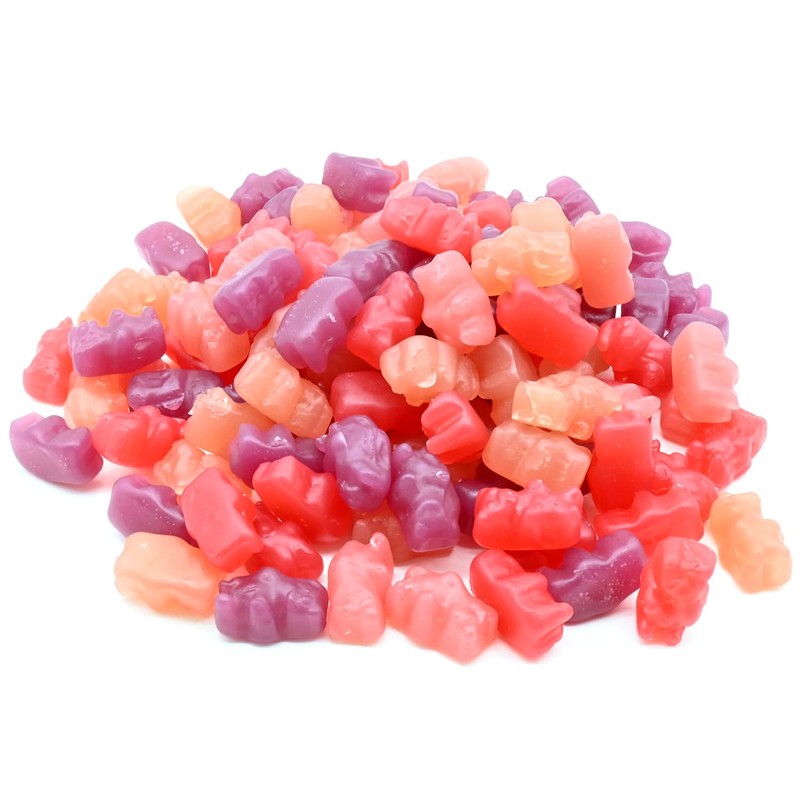 Gummy Bears, Non-GMO, 1 lb, Assorted Flavors (5 Lb)