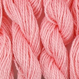 KCS 25 M/Skein Mercerized Pearl Cotton Crochet Needlepoint Thread,Size 5,6 skeins,Dusty Rose ul vy it