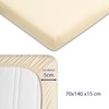 BRIELLE Children's Premium Jersey Fitted Sheet, 100% Combed Cotton, 145