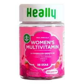 Heally Multivitamínico Para Mujer, 72 Gomitas Vitaminas 216g