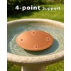 JWShang Bird Bath Copper Disk, Four-Point Support 99.99% Pure Copper