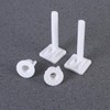 4Pcs Toilet Seat Screws, Universal Toilet Seat Hinge Bolt Screw