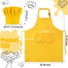 SATINIOR 2 Pcs Chef Costume for Women Men Chef Hat