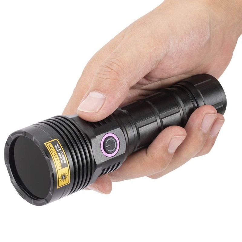 ALONEFIRE SV47 12W 365nm UV Flashlight USB C Rechargeable Long
