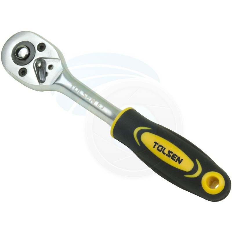 Tolsen Quick Release Reversible Socket Ratchet Wrench 1/4 Square Drive