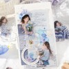Seal, Collage, Assortment, Flake Stickers, Retro, Fashionable, Girls (Fog)