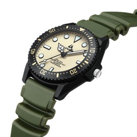 LN LENQIN Mens Watches Analog Quartz Watch for Man 30M Waterproof Wrist Watches Designer Minimalist Military Sports Casual Watch with Silicone Band (Green Yellow)