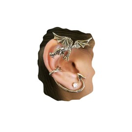 Guardian Dragon Ear Wrap Bronze Game of Thrones Inspired Jewelry