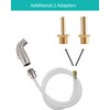 Universal Kitchen Sink Spray Attachment/Hose/Holder Set, Kitchen Side Sprayer Compatible