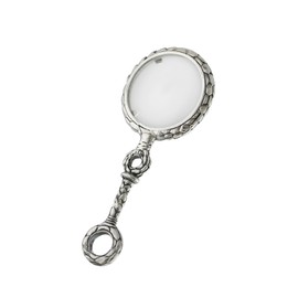 FashionJunkie4Life Victorian Magnifier Pendant - 925 Sterling Silver - 7x Magnifying Glass NEW