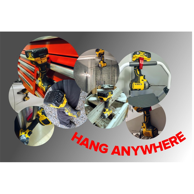 Real Hook Compatible with Dewalt 20V Drills and Impact Drivers