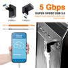 KUOQIY 4 pieces USB 3.0 angle adapter, 90° angle adapter,