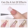 Gyraolvant 4 Colors Gold Silver Glitter Painting Gel Nail Polish