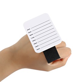 Soporte para pestañas - 8-15 mm Placa de mano para extensión de pestañas con cinturón - pestañas de maquillaje                                        