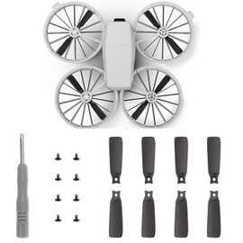 8 Pieces Flip Propeller Blades Props for DJI Flip, Replacement Quick Release Wing Blade Drone Propeller Replacement Parts (Black)