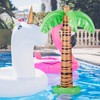 Relaxdays Inflatable Palm Tree, Cool Pool Decoration, Decorative Palm Tree