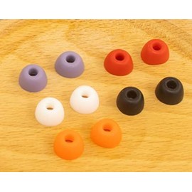 ALXCD Medium Size Eartips Compatible with Pixel Buds Pro, 5 Pairs Fit in Case Anti-Slip Soft Earbuds Tips Replacement Eartips M Size, Compatible with Pixel Buds Pro, 5 Pairs 5 Colors