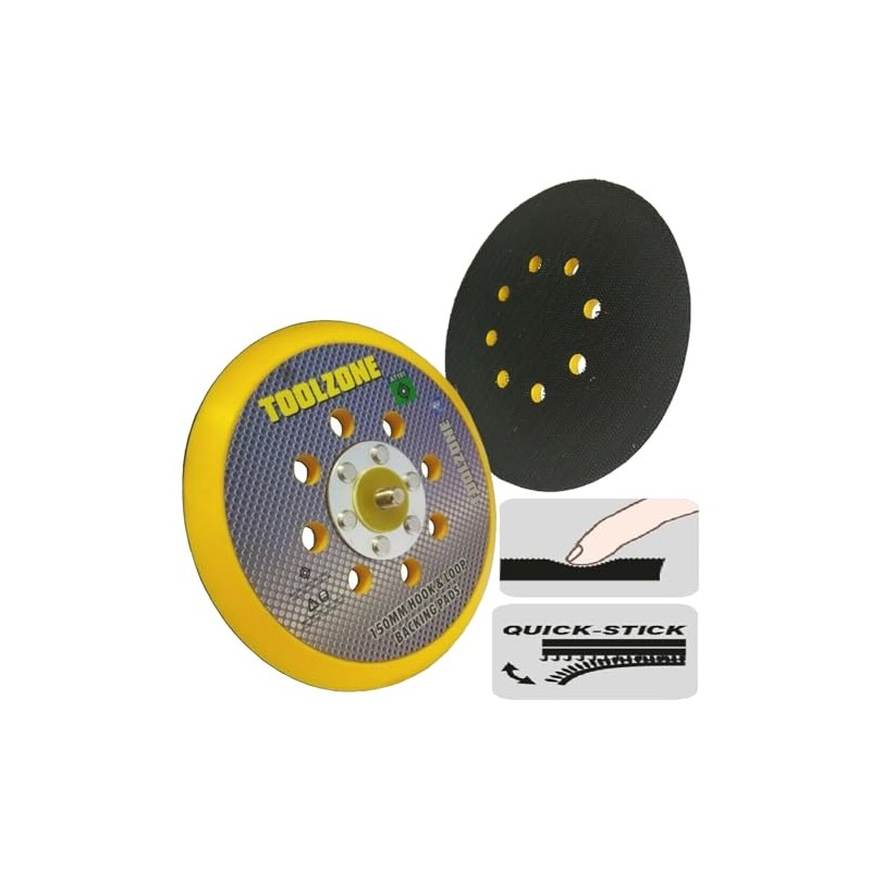 DA Backing Pad 6” 150mm Hook N Loop Backing Pad