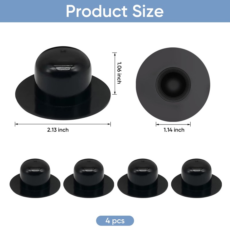 Pack of 4 Pool Plugs, Pool Adapter, Pool Sealing Plug,
