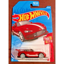 Hot Wheels ‘15 Mazda MX-5 Miata #129 HW '21 Then And Now 4/10 Dark Red VHTF!
