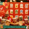 SCENTORINI Scented Candle, 50g*12 Scents with Surprise Holiday Natural Soy