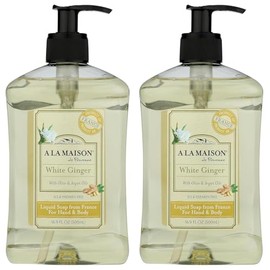 A LA MAISON White Ginger Liquid Hand Soap (16.9 Fl Oz, 2 Pack