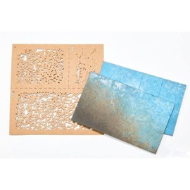 DIY Spray Paper Weathering Airbrush Stencils Tools for 1/35 1/48 1/72 Scale Tank Model Modification Kit DIY Decoration Kit