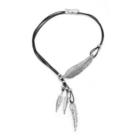 Boho Necklaces for Women Cowgirl Outfits for Women Country Concert Outfits Leather Choker Necklace for Women Brown Suede Choker Bohemian Feather Turquoise Western Necklace