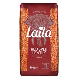 Laila Red Split Lentils 500g (Pack of 1)