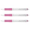 Pilot Acroball Pure White Grip Retractable Ballpoint Pens Pack of