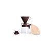 Hario V60 Pour Over Coffee Starter Set, Size 02, Brown