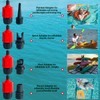Inflatable Sup Pump Adaptor Set, Compressor Air Valve Adapter Air