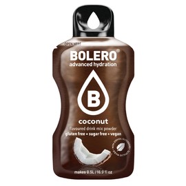 Bolero- Sugar Free Drink Mix Packets Coconut Fruit Flavors | Powdered Flavored Water Packets | 36 Small Sachet On The Go Packets