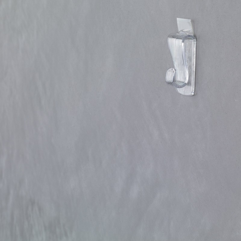 Tesa Powerstrips deco hooks, transparent, for max. 1kg, pack of