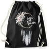 Autiga Gym Bag Dream Catcher Follow Your Dreams Saying Flowers