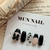 Ribbon Heart Nail Tips - Ballerina / 리본하트 네일팁 -