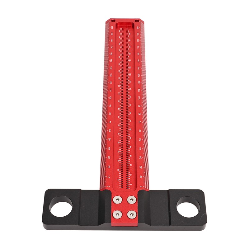 T Square Aluminum Alloy Carpenter Square Ruler Clear Scale Scriber