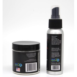 Whiff Out 6oz Classic Deodorant Powder & 2 oz Classic Spray Mist Bundle- Oil Color and Aerosol Free Spray Eliminate Stale Smoke Aroma On Clothing and Ashtray