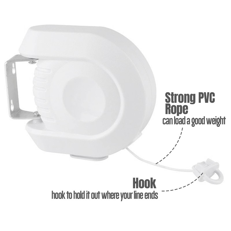 BLADO Retractable Reel Washing line - Wall Mounted Clothes Dryer