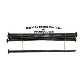 AuSable Brand 18" x 1/2" Rebar Anchor Stakes - Landscaping, Camping & Trapping (12 PK.)