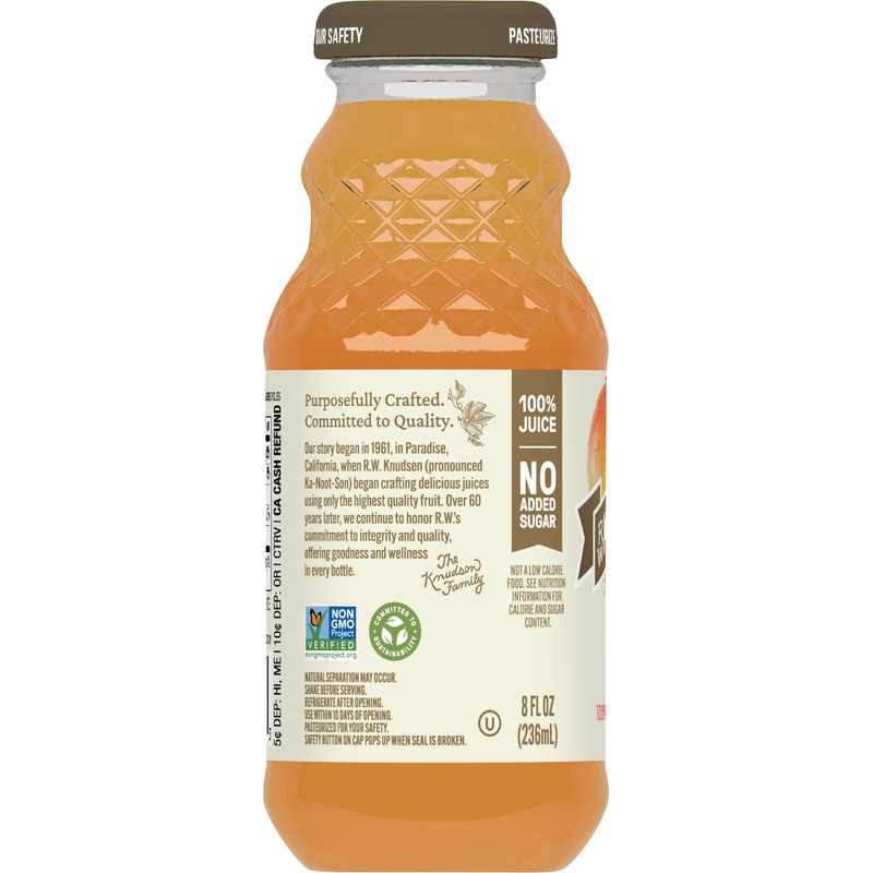 R.W. Knudsen Just Mango Juice, 8 fl oz (12 Pack)